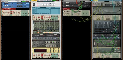 The rack set up for this patch.